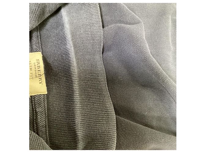 Polo Burberry House Check en algodón negro - vista 5