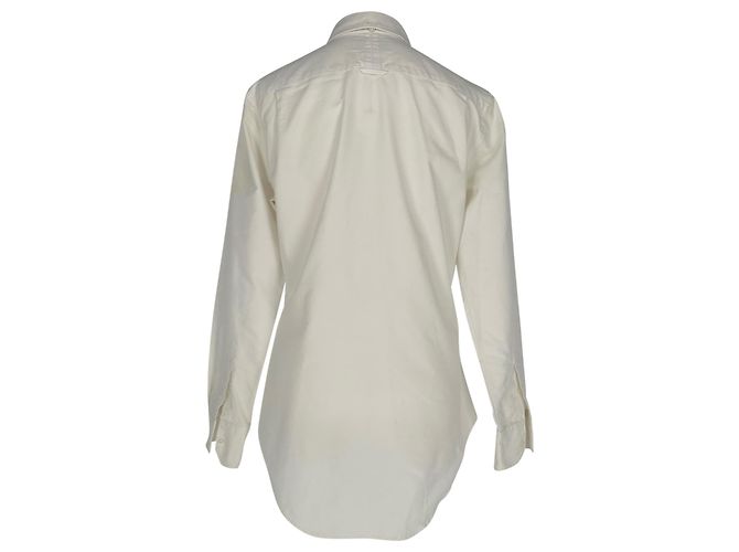 Thom Browne Button-Down-Hemd aus weißer Baumwolle - Ansicht 3