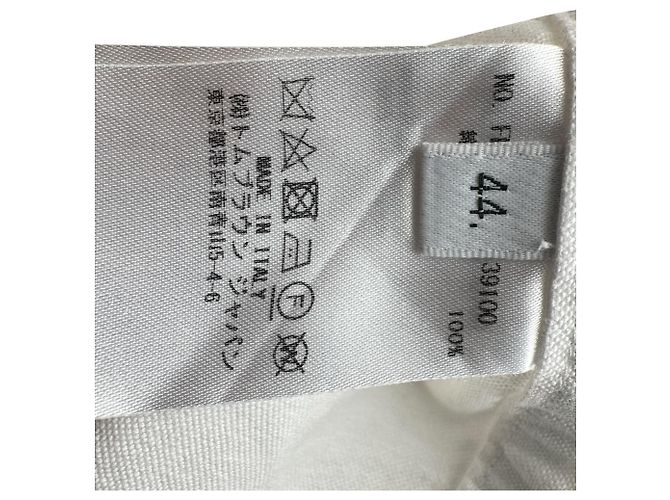 Thom Browne Button-Down-Hemd aus weißer Baumwolle - Ansicht 6