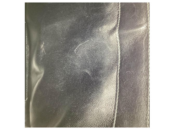 Borsa Gucci con manico superiore e doppia patta in pelle di coccodrillo nera - vista 12