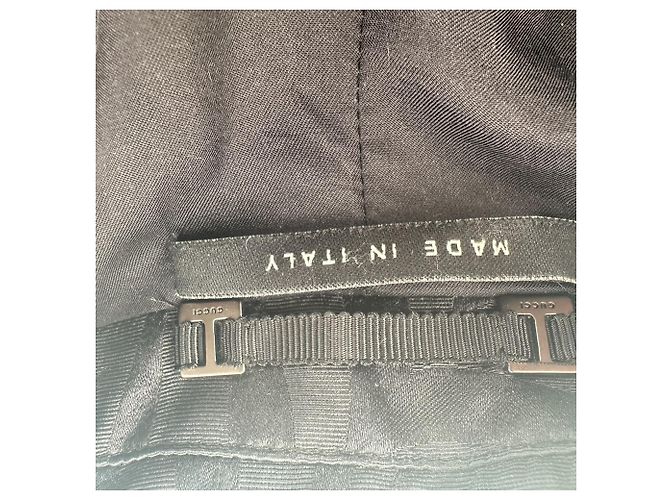 Gucci Single-Breasted Jacquard Blazer in Black Silk - view 5