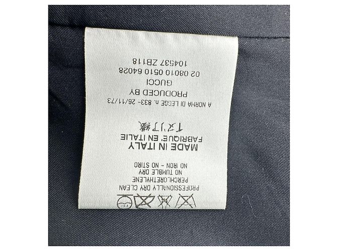 Gucci Single-Breasted Jacquard Blazer in Black Silk - view 7