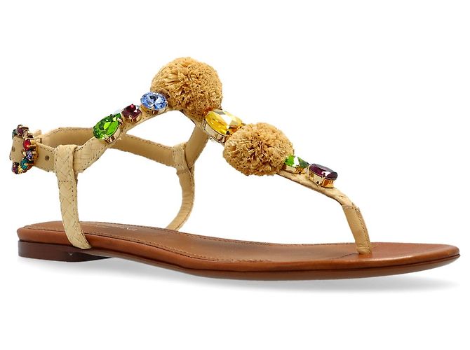 Dolce & Gabbana Sandali con decorazioni scintillanti - vista 2