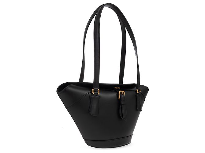 Dolce & Gabbana Borsa a tracolla in pelle nera - vista 2