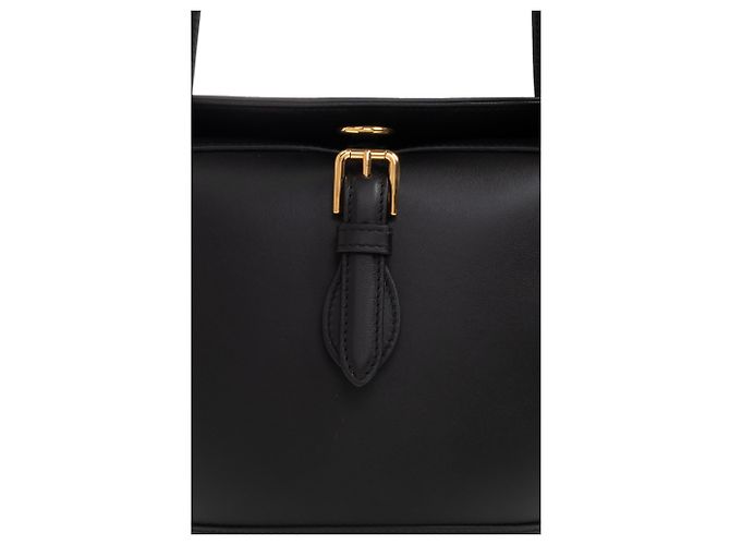 Dolce & Gabbana Borsa a tracolla in pelle nera - vista 4