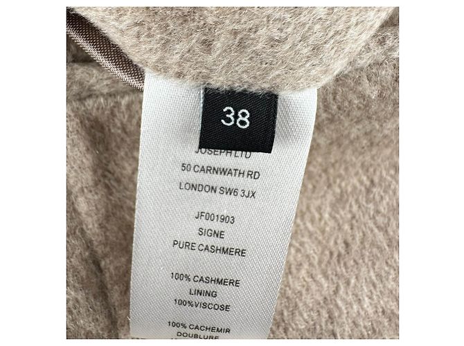 Abrigo de botones ocultos Joseph en cashmere marrón - vista 6