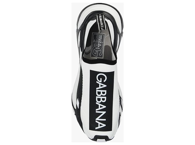 Dolce & Gabbana Slip-On Sneaker mit Logo Muster Weiß - Ansicht 5