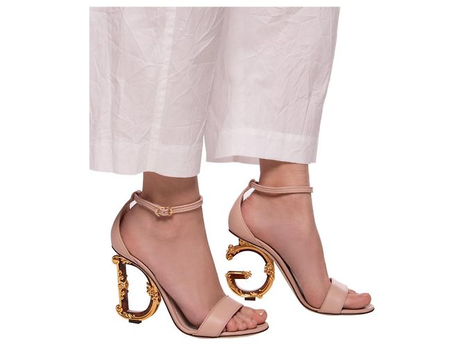 Dolce & Gabbana Sandalen mit dekorativem Absatz - Ansicht 2