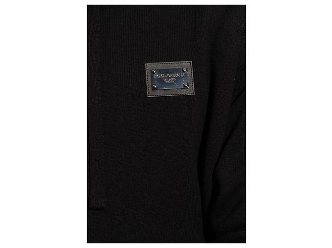 Dolce & Gabbana Woll-Hoodie mit Logo - Ansicht 3