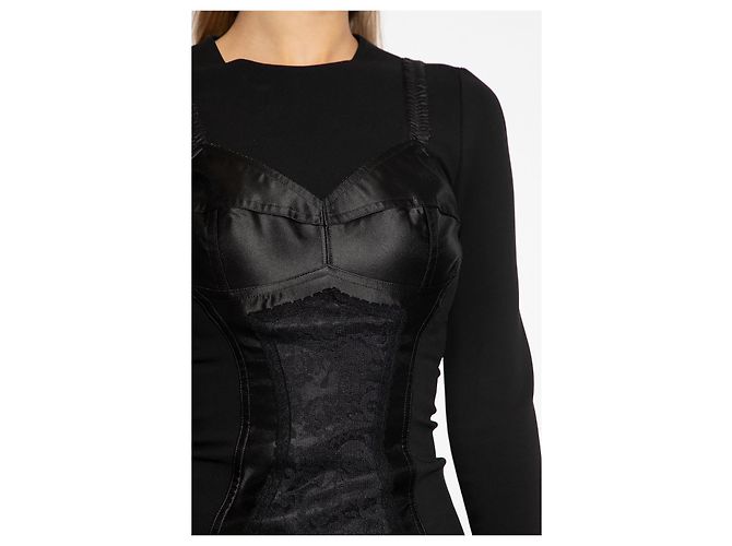 Dolce & Gabbana Kleid mit Lingerie-Einsatz - Ansicht 5