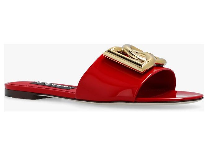 Dolce & Gabbana Ciabatte lucide ‘Bianca’ - vista 3