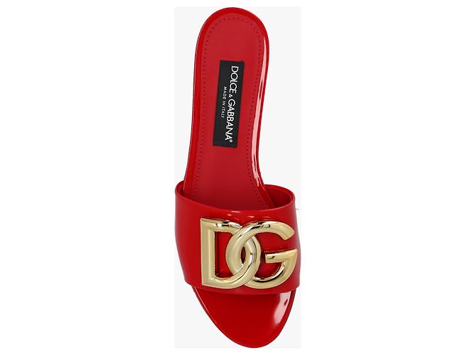 Dolce & Gabbana Ciabatte lucide ‘Bianca’ - vista 5