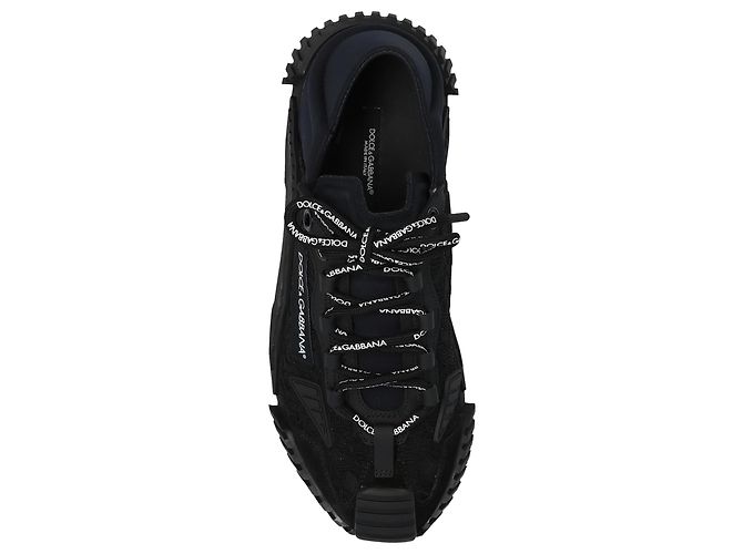 Sneakers NS1 Dolce & Gabbana in pelle nera - vista 6