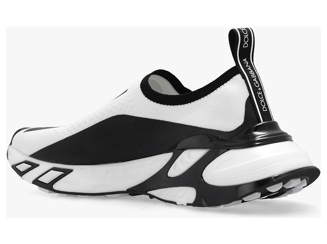 Dolce & Gabbana Stretch Slip-On Sneaker weiß - Ansicht 4