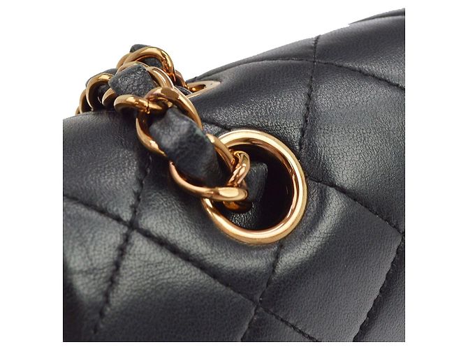 Chanel Classic Timeless Double Flap Quilted Lambskin Medium - vista 6