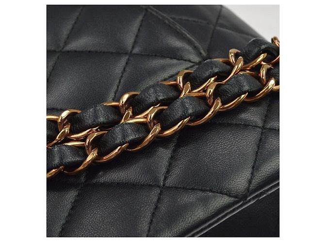 Chanel Classic Timeless Double Flap Quilted Lambskin Medium - vista 7