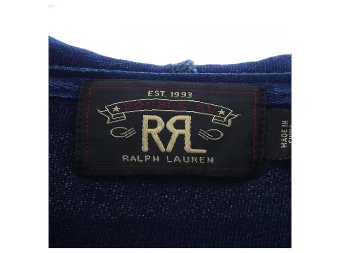 Autre Marque Double RL Hoodie Blau Navy Grau - Ansicht 4