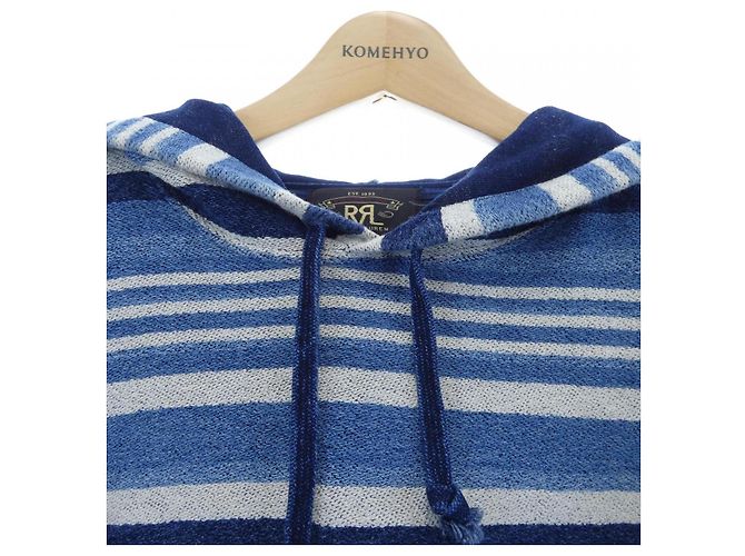 Autre Marque Double RL Hoodie Blau Navy Grau - Ansicht 5