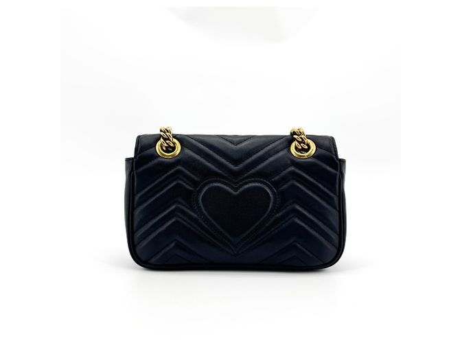 Gucci GG Marmont Flap Matelasse Leather Super Mini - vista 2