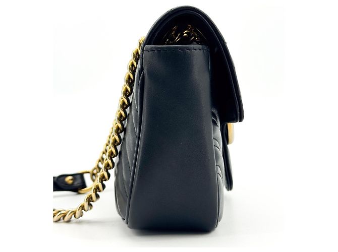 Gucci GG Marmont Flap Matelasse Leather Super Mini - vista 4