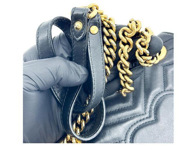 Gucci GG Marmont Flap Matelasse Leather Super Mini - vista 7