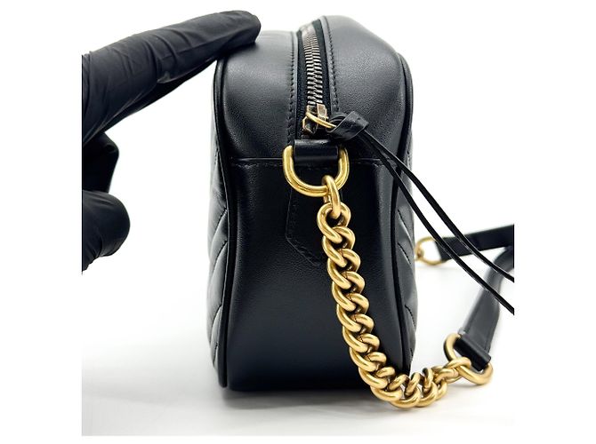 Gucci GG Marmont Chain Matelasse Leather Medium - vista 4