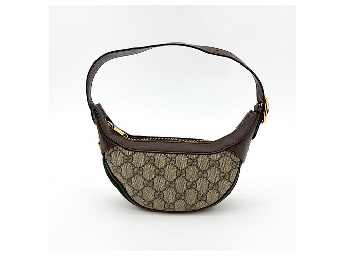 Gucci Ophidia Half Moon GG Coated Canvas Mini - vista 2