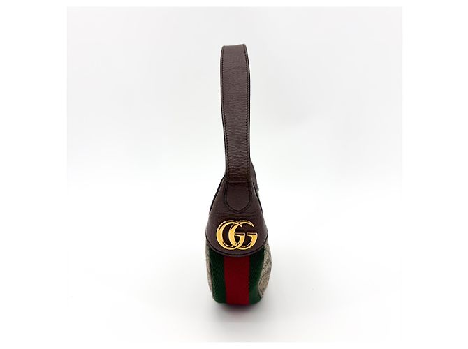 Gucci Ophidia Half Moon GG Coated Canvas Mini - vista 3