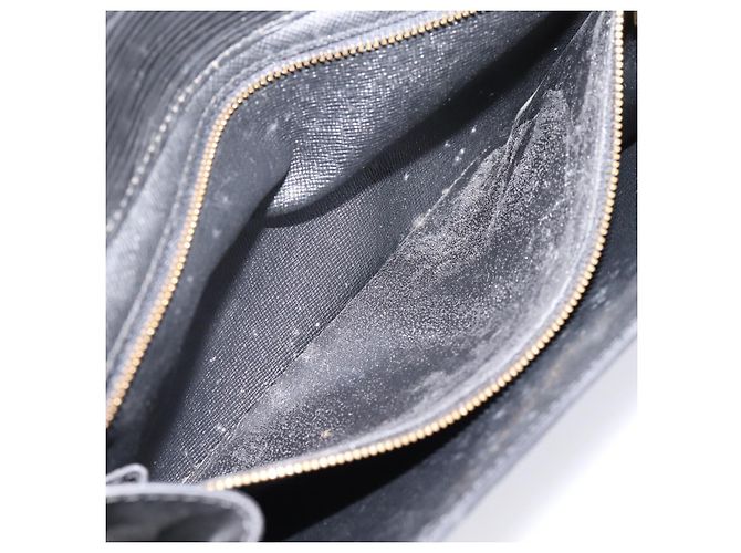 LOUIS VUITTON Epi Montaigne 27 Clutch Bag Black M52652 LV - vista 10