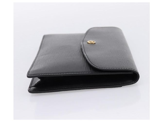 LOUIS VUITTON Epi Montaigne 27 Clutch Bag Black M52652 LV - vista 4