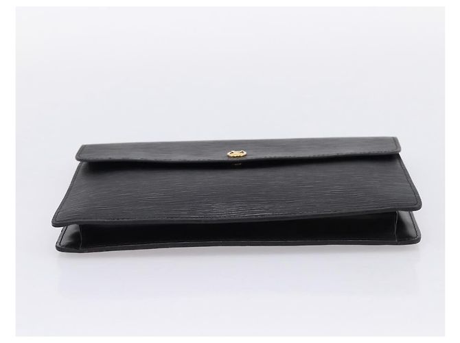 LOUIS VUITTON Epi Montaigne 27 Clutch Bag Black M52652 LV - vista 6