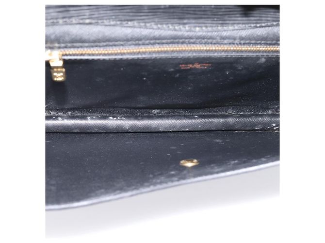 LOUIS VUITTON Epi Montaigne 27 Clutch Bag Black M52652 LV - vista 9