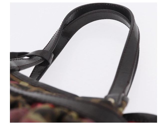 FENDI Zucca Canvas Hand Bag Brown Gold Tone 8BH212 - vista 8
