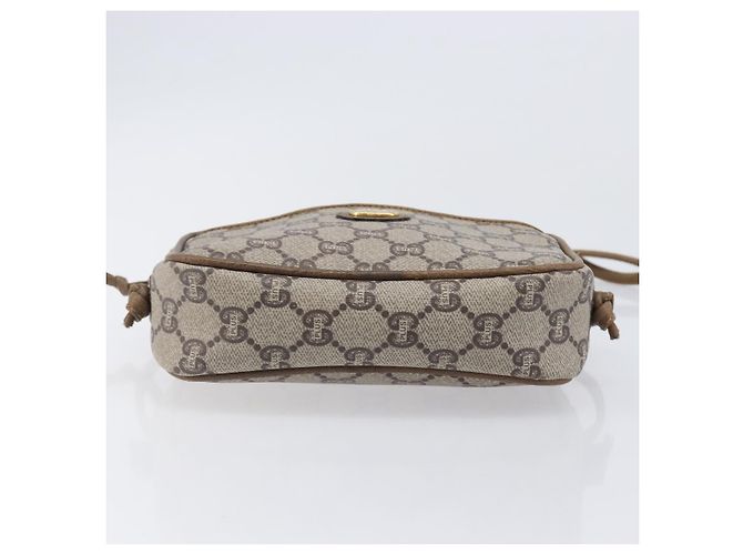 GUCCI PLUS Shoulder Bag PVC Beige Gold Tone - vista 10
