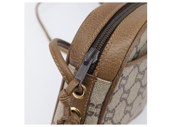 GUCCI PLUS Shoulder Bag PVC Beige Gold Tone - vista 18