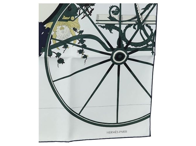 Hermès HERMES Carre 90 Seidentuch Grün - Ansicht 10