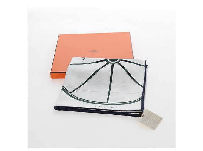 Hermès HERMES Carre 90 Seidentuch Grün - Ansicht 17