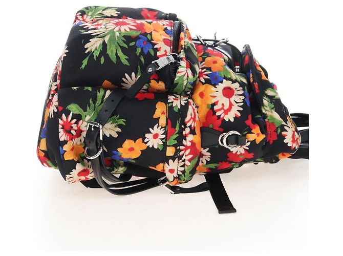 Miu Miu Rucksack Canvas Multicolor Silver - Ansicht 4
