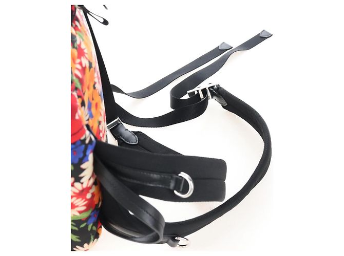 Miu Miu Rucksack Canvas Multicolor Silver - Ansicht 9