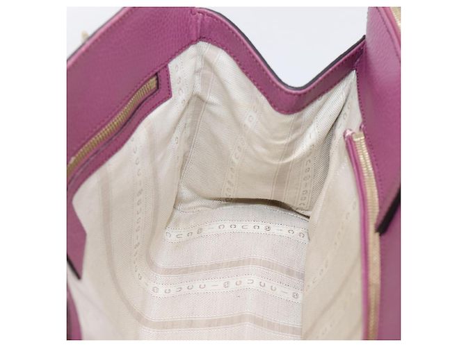 GUCCI Hand Bag Leather 2way Purple Gold 391987 - vista 21