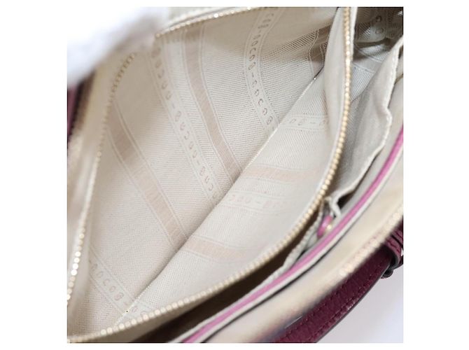 GUCCI Hand Bag Leather 2way Purple Gold 391987 - vista 31