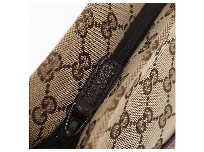 GUCCI GG Canvas Web Sherry Line Shoulder Bag Beige Silver 189751 - vista 18