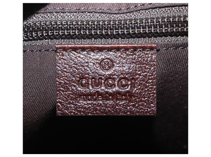 GUCCI GG Canvas Web Sherry Line Shoulder Bag Beige Silver 189751 - vista 19