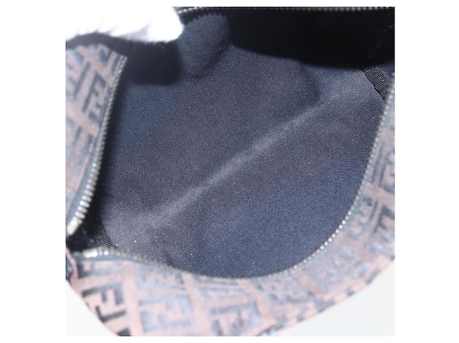 FENDI Zucchino Canvas Hand Bag Black - vista 11