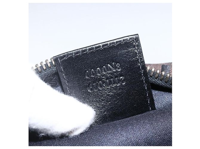 FENDI Zucchino Canvas Hand Bag Black - vista 12