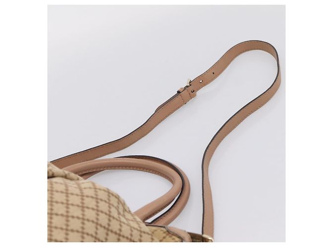 GUCCI GG Canvas Hand Bag 2way Beige Gold 247902 - vista 10
