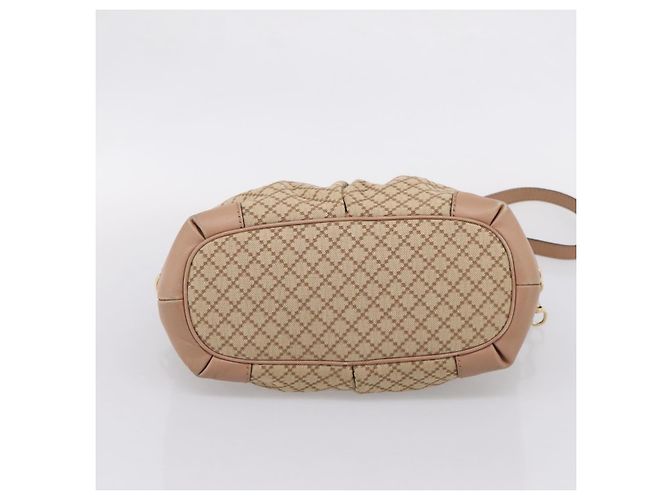 GUCCI GG Canvas Hand Bag 2way Beige Gold 247902 - vista 11