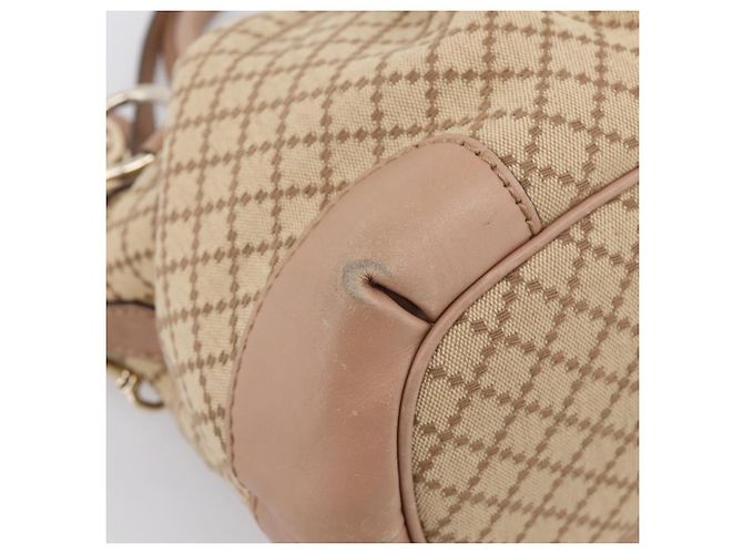 GUCCI GG Canvas Hand Bag 2way Beige Gold 247902 - vista 13
