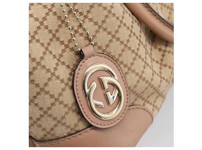 GUCCI GG Canvas Hand Bag 2way Beige Gold 247902 - vista 16