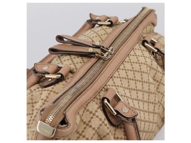GUCCI GG Canvas Hand Bag 2way Beige Gold 247902 - vista 6